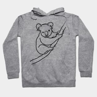 Stick figure koala Hoodie